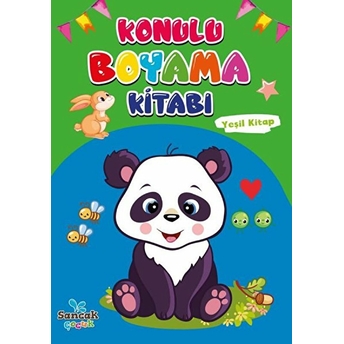 Konulu Boyama Kitabı - Yeşil Kitap