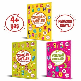 Konuşan Etkinlikler Serisi (4 Yaş) (3 Kitap Takım) Kolektıf