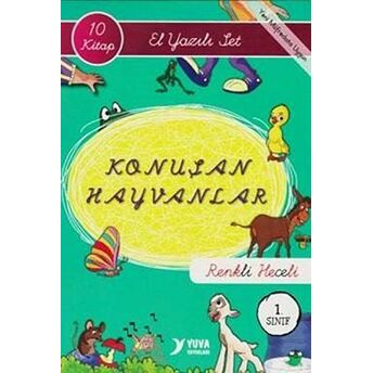 Konuşan Hayvanlar El Yazılı Renkli Heceli 1. Sınıf (10 Kitap Set) Kolektif