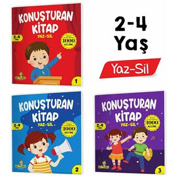 Konuşturan Kitap Serisi Yaz-Sil Kitaplar (Türkçede En Çok Kullanılan 1000 Kelime) Kolektif