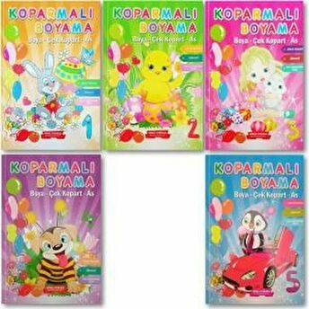 Koparmalı Boyama Kitabı 5 Kitap Kolektif