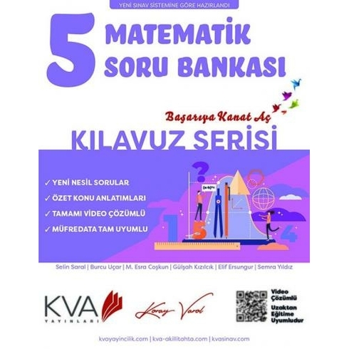 Koray Varol Kva Kılavuz Serisi 5. Sınıf Matematik Soru Bankası