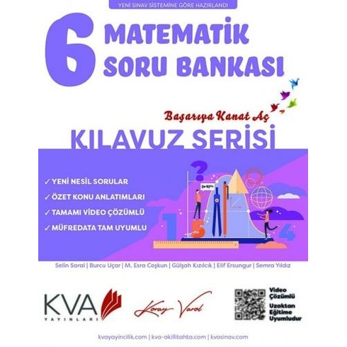 Koray Varol Kva Kılavuz Serisi 6. Sınıf Matematik Soru Bankası