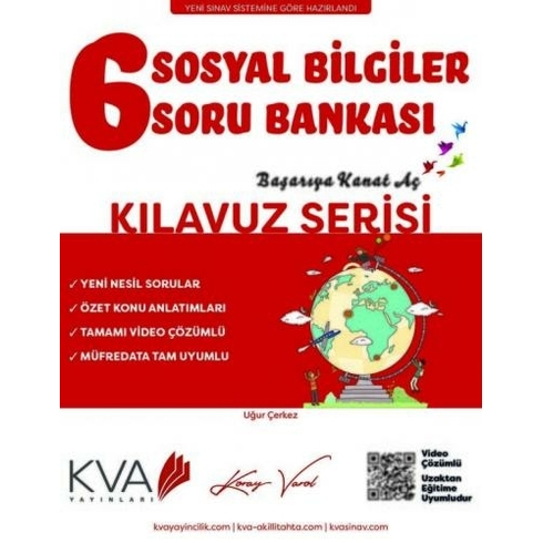 Koray Varol Kva Kılavuz Serisi 6. Sınıf Sosyal Bilgiler Soru Bankası