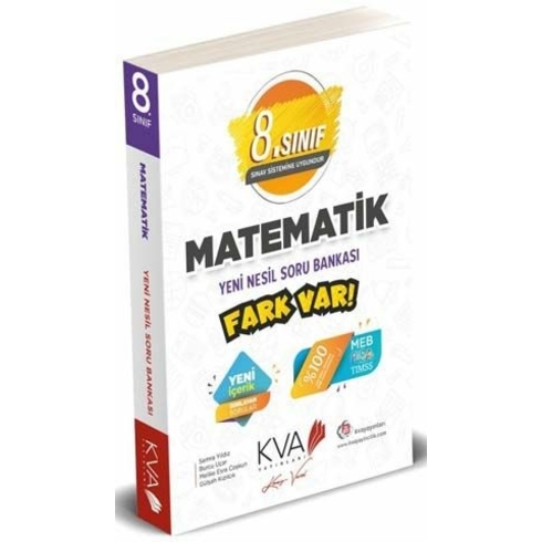 Koray Varol Yayınları 8. Sınıf Fark Var Matematik Soru Bankası