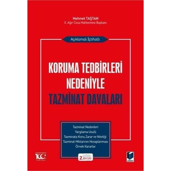 Koruma Tedbirleri Nedeniyle Tazminat Davaları Mehmet Taştan