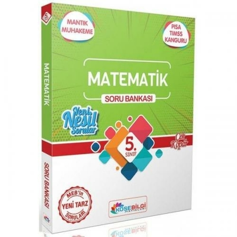 Köşe Bilgi Yayınları 5. Sınıf Özet Bilgili Matematik Soru Bankası