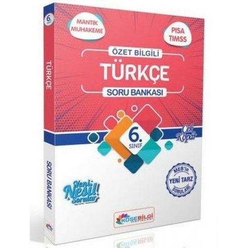 Köşe Bilgi Yayınları 6. Sınıf Türkçe Özet Bilgili Soru Bankası