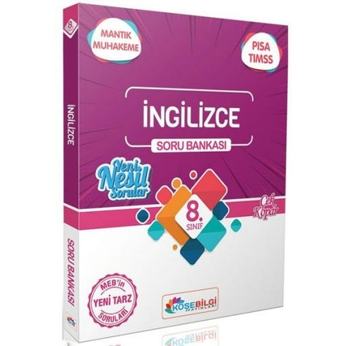 Köşe Bilgi Yayınları Lgs 8. Sınıf Özet Bilgili Ingilizce Soru Bankası