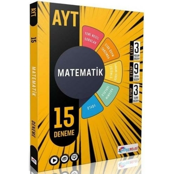 Köşebilgi Yayınları Ayt Matematik 15 Deneme Video Çözümlü Komisyon