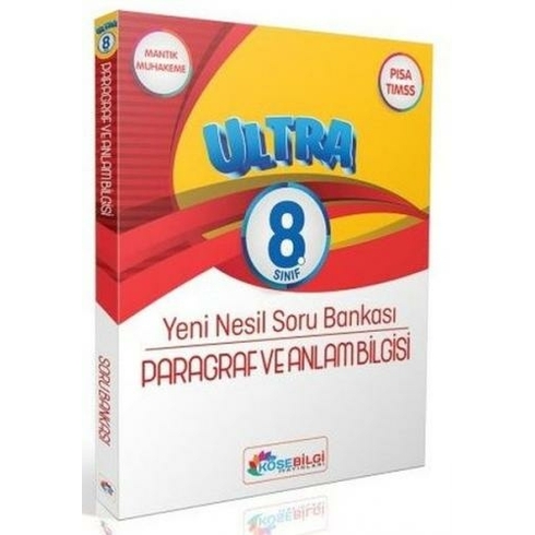 Köşebilgi Yayınları Köşe Bilgi Yayınları Lgs 8.Sınıf Ultra Paragraf Ve Anlam Bilgisi Yeni Nesil Soru Bankası