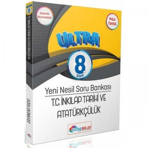 Köşebilgi Yayınları Köşe Bilgi Yayınları Lgs 8.Sınıf Ultra T.c.inkılap Tarihi Ve Atatürkçülük Yeni Nesil Soru Bankası