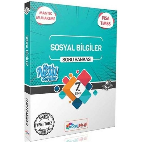 Köşebilgi Yayınları Köşe Bilgi Yayınları Özet Bilgili 7.Sınıf Sosyal Bilgiler Soru Bankası