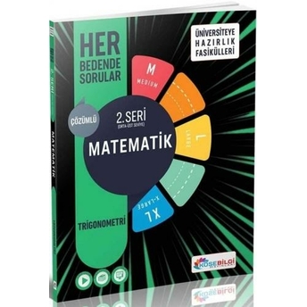 Köşebilgi Yayınları Matematik Üniversiteye Hazırlık Fasikülleri 2.Seri Trigonometri Komisyon