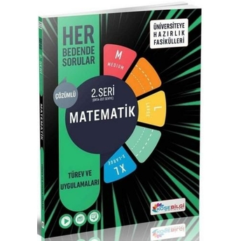 Köşebilgi Yayınları Tyt Ayt Matematik Türev Ve Uygulamaları Her Bedende Sorular 2. Seri Video Çözümlü Komisyon