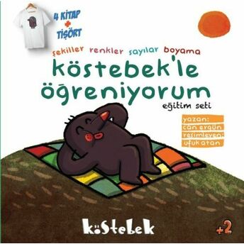 Köstebek'le Öğreniyorum Seti (4 Kitap Tişört) Can Ergün