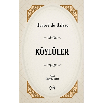 Köylüler Honore De Balzac