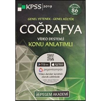 Kpss 2019 Genel Yetenek Genel Kültür Coğrafya Video Destekli Konu Anlatımı Kolektif