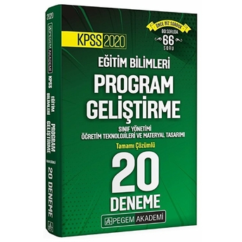 Kpss 2020 Eğitim Bilimleri Program Geliştirme Sınıf Yönetimi Öğretim Teknolojileri Ve Materyal Tasarımı Tamamı Çözümlü 20 Deneme Kolektif