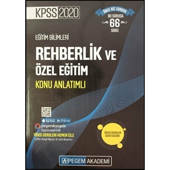 Kpss 2020 Eğitim Bilimleri Rehberlik Ve Özel Eğitim Konu Anlatımlı Kolektif