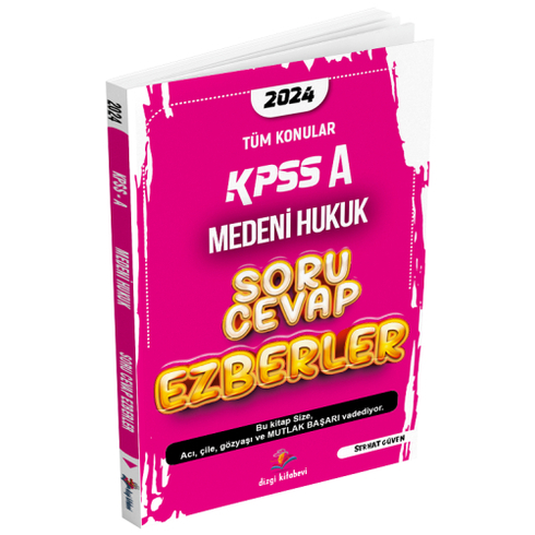 Kpss A Medeni Hukuk Soru Cevap- Ezberler Serhat Güven