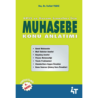 Kpss A Muhasebe Konu Anlatımlı Ferhat Yıldız 7. Baskı