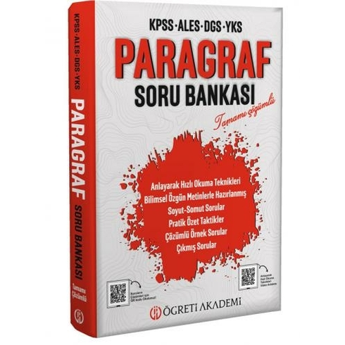 Kpss Ales Dgs Yks Paragraf Soru Bankası