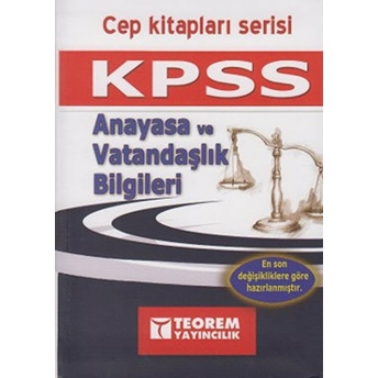 Kpss Anayasa Ve Vatandaşlık Bilgileri Cep Kitapları Serisi Kolektif