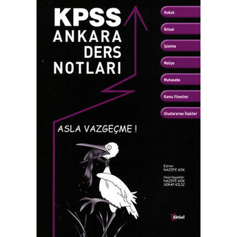 Kpss Ankara Ders Notları Serap Kılıç