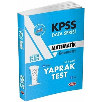 Kpss Data Serisi Matematik Geometri Çek Koparlı Yaprak Test Kolektif