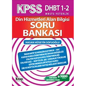 Kpss Din Hizmetleri Alan Bilgisi Soru Bankası Hasan Hüseyin Sofuoğlu