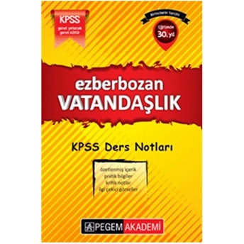 Kpss Ezberbozan Vatandaşlık Ders Notları Kolektif