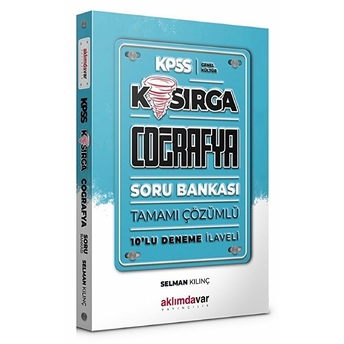 Kpss Genel Kültür Kasırga Coğrafya Tamamı Çözümlü Soru Bankası Salman Kılınç