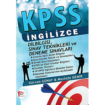 Kpss Ingilizce Dilbilgisi Sınav Teknikleri Ve Deneme Sınavları Seti Gürcan Günay