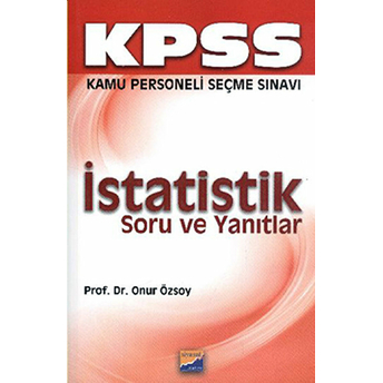 Kpss Istatistik - Soru Ve Yanıtları Onur Özsoy