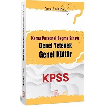 Kpss Kamu Personel Seçme Sınavı Genel Yetenek Genel Kültür Yusuf Meral