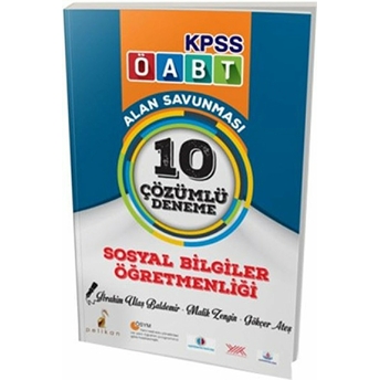 Kpss Öabt Sosyal Öğretmenliği Alan Savunması 10 Çözümlü Deneme