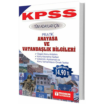 Kpss Tüm Adaylar Için Pratik Anayasa Ve Vatandaşlık Bilgileri Aydın Dursun