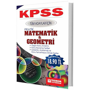 Kpss Tüm Adaylar Için Pratik Matematik Ve Geometri Hüseyin Çelik