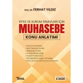 Kpss Ve Kurum Sınavları Için Muhasebe Konu Anlatımı - Ferhat Yıldız