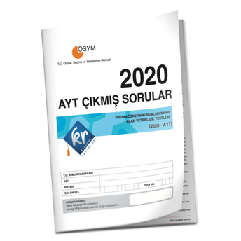 Kr Akademi 2020 Ayt Çıkmış Sorular Tıpkı Basım Kitapçığı Komisyon