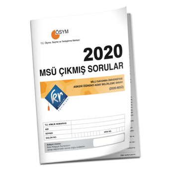 Kr Akademi 2020 Msü Çıkmış Sorular Tıpkı Basım Kitapçığı Komisyon