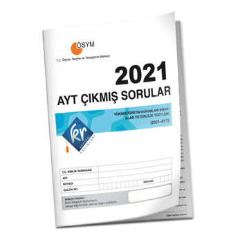 Kr Akademi 2021 Ayt Çıkmış Sorular Tıpkı Basım Kitapçığı Komisyon