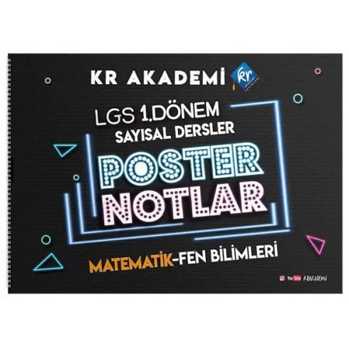 Kr Akademi 2023 Lgs 1. Dönem Sayısal Bölüm Poster Notlar Komisyon