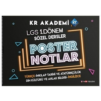 Kr Akademi  2023 Lgs 1. Dönem Sözel Bölüm Poster Notlar Komisyon