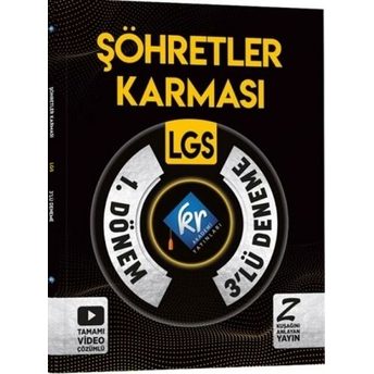 Kr Akademi Lgs 1. Dönem Şöhretler Karması 3 Deneme Video Çözümlü Komisyon