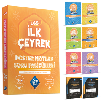 Kr Akademi Lgs Ilk Çeyrek Poster Notlar Soru Fasikülleri (1. Çeyrek) Komisyon