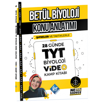 Kr Akademi Tyt Betül Biyoloji Şifreler Ve Taktiklerle Konu Anlatımı 28 Günde Video Kamp Kitabı Betül Büyükkalaycı