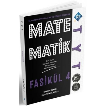 Kr Akademi Tyt Matematik El Yazısı Konu Anlatımlı 4. Fasikül Erkan Demir