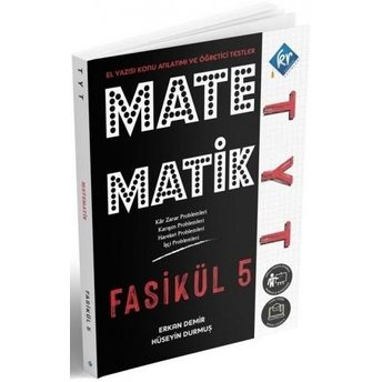 Kr Akademi Tyt Matematik El Yazısı Konu Anlatımlı 5. Fasikül Erkan Demir